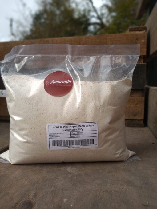 Harina de trigo integral Monte Callado fraccionado x 750g
