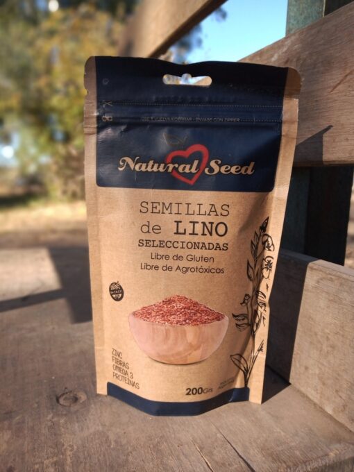 Semillla de lino Natural Seed x 200 Gr