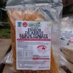 Fideos de arroz  sabor tomate x 250 g Oryza Agroecológico