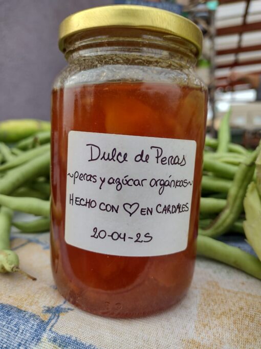 Dulce de Pera, hecha con productos orgánicos.