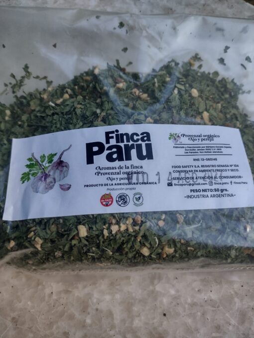 Provenzal orgánico x 50grs Finca Paru.